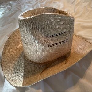 Vintage stetson USA straw cowboy hat